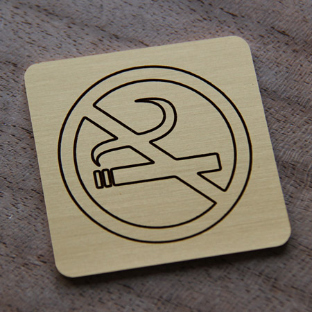 CREOBS: signalétique, badge et porte clé - Plaque porte Luxe