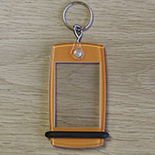 Porte-clés Mini Créoglass Color Orange X10